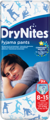 Huggies Drynites Jungen - Standard Packung - 8 bis 15 Jahre - 9 Pyjama Pants